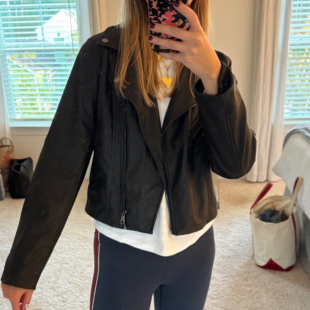 Women's Black Leather Jacket